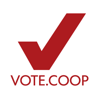 Vote.coop website logo
