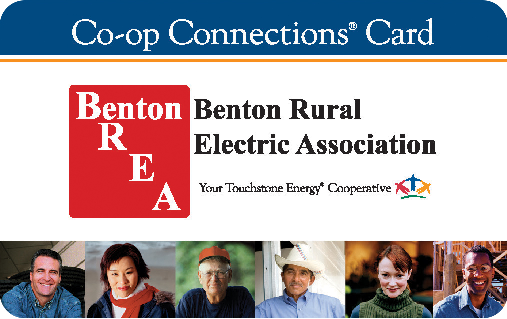 Benton Rural Electric Association Co-op Connections Card