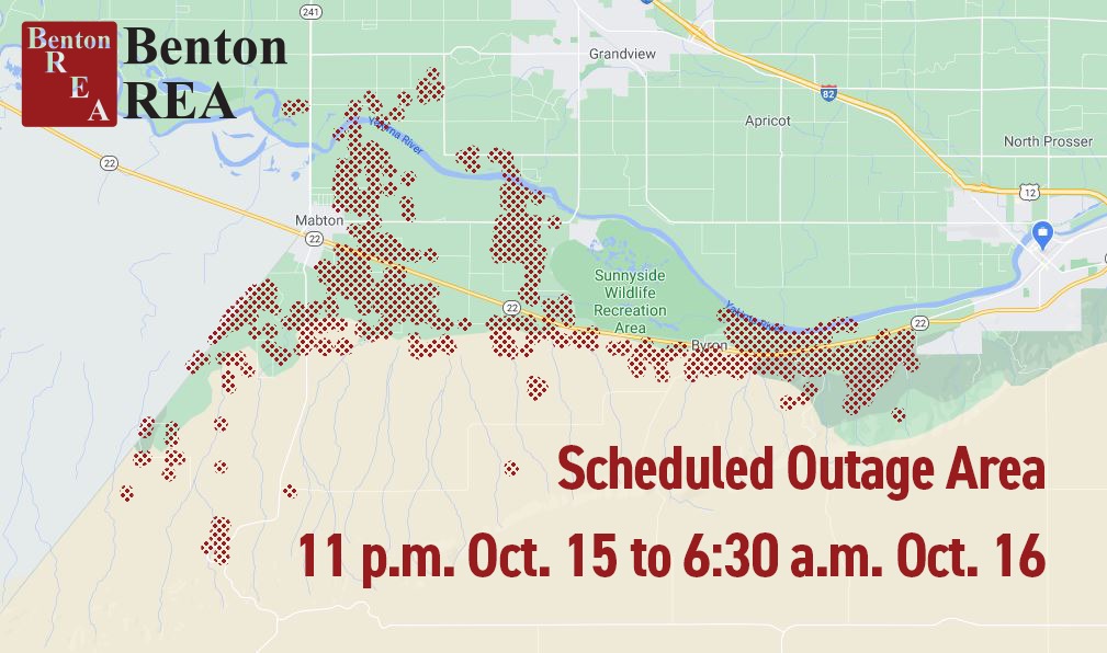Power Outage Map | Electrical Outages in the Benton REA System