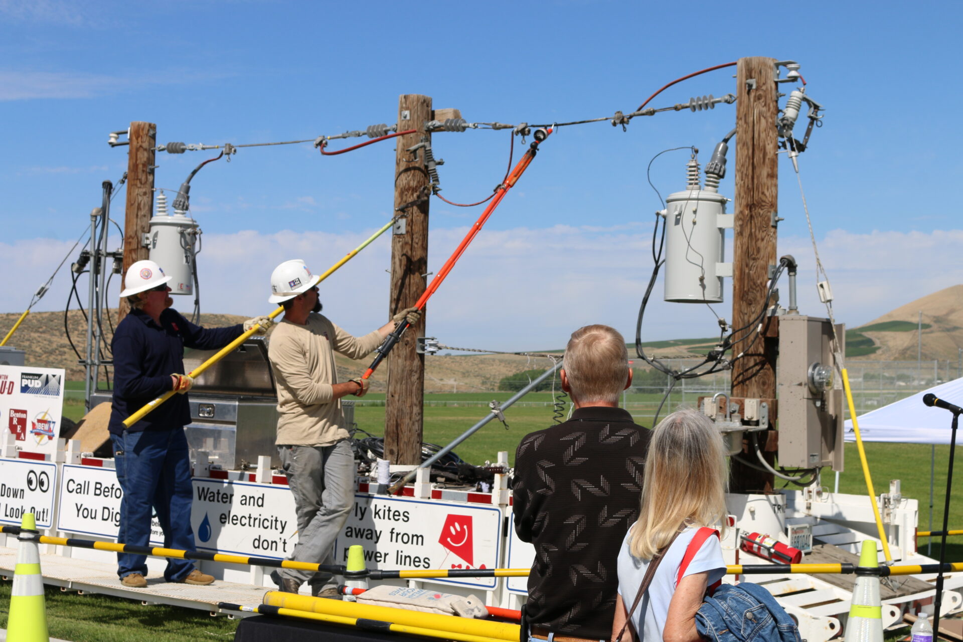 Life-size electrical safety demonstration trailer.